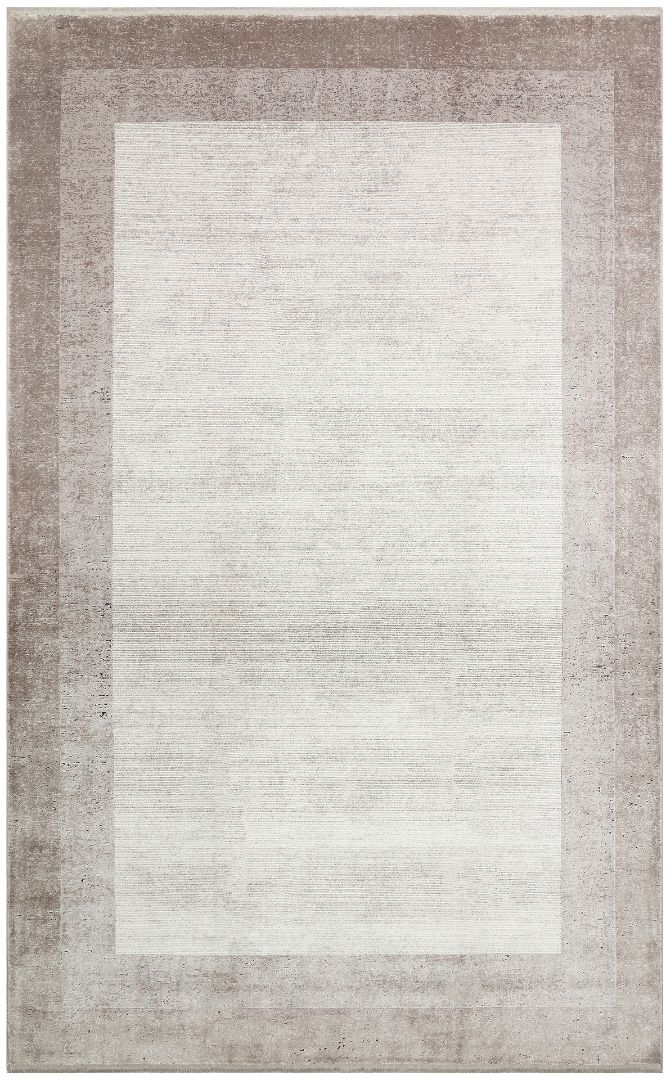 LUGANO LUG 08 BEIGE Modern Machine Rugs Made With Polyester And Viscone